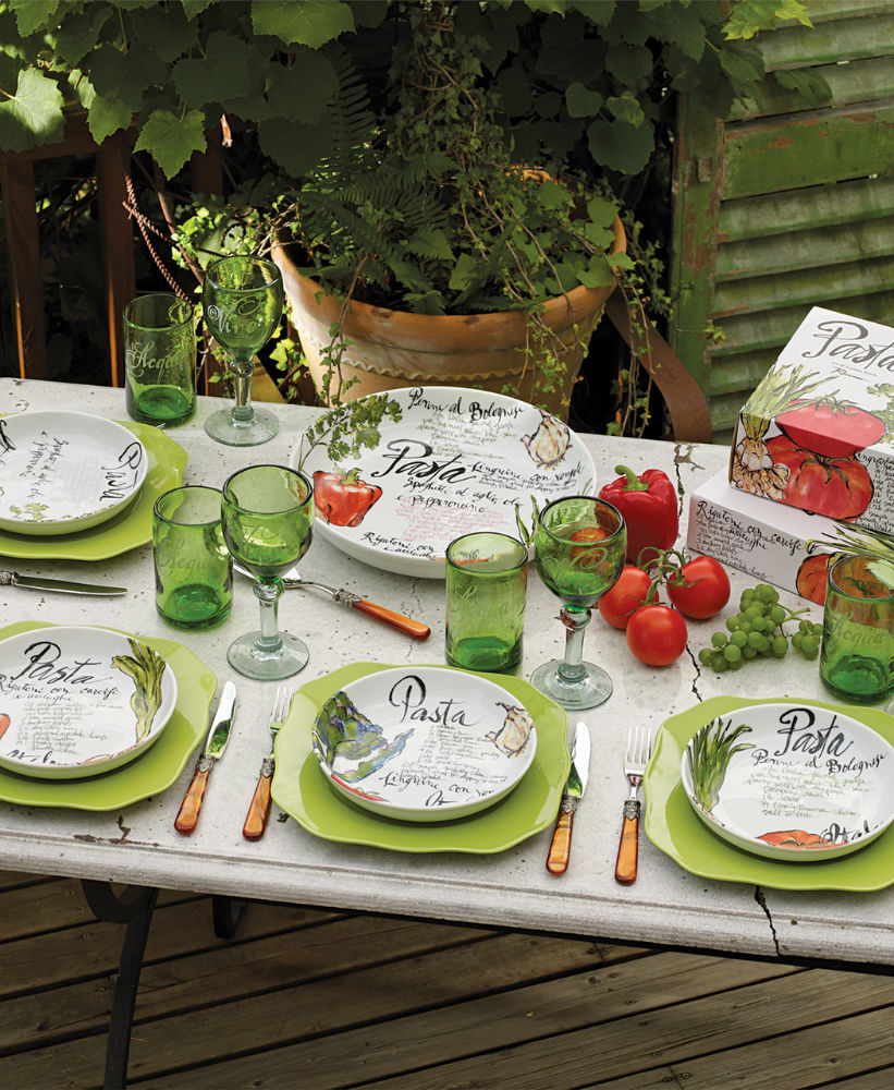 Pasta Italiana Bowls Set of Four