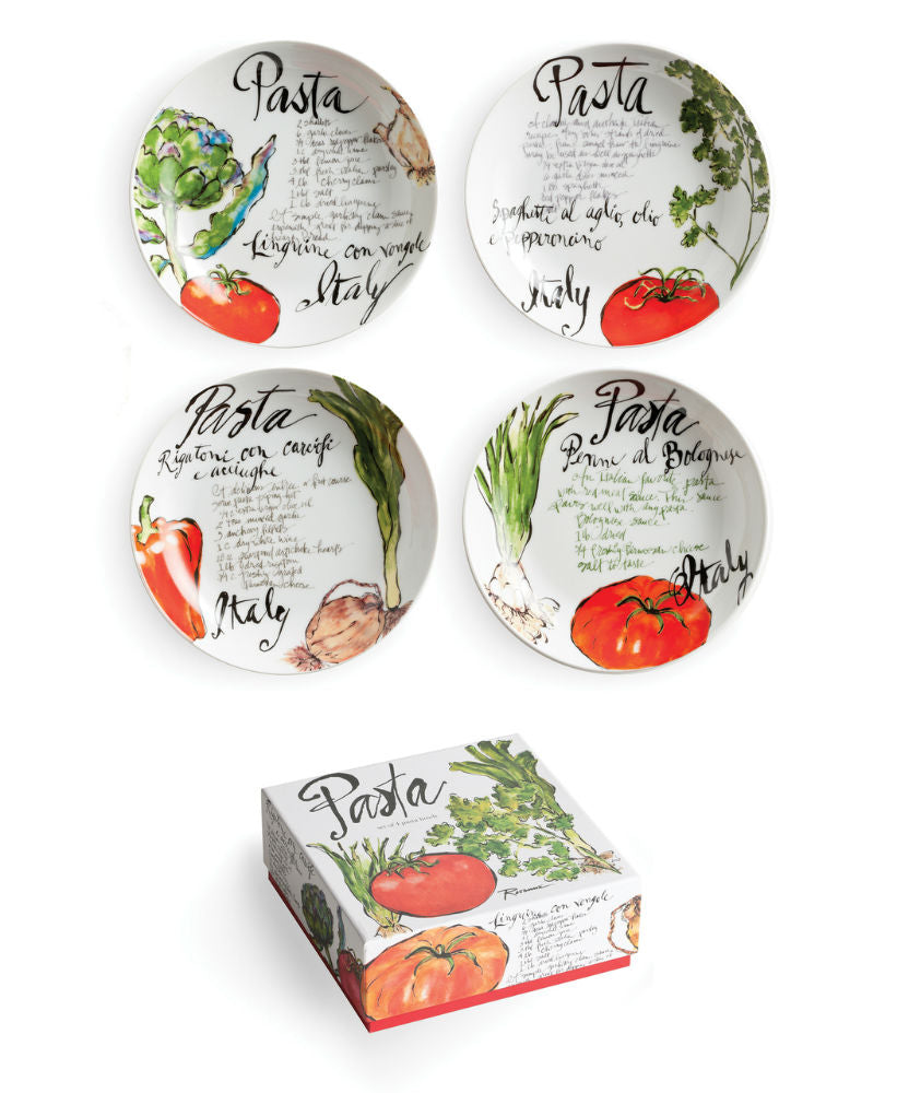 Pasta Italiana Bowls Set of Four