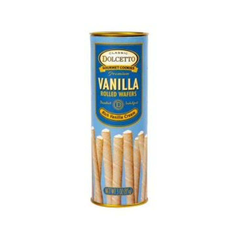 Dolcetto Wafer Rolls - Vanilla (Can) 3oz