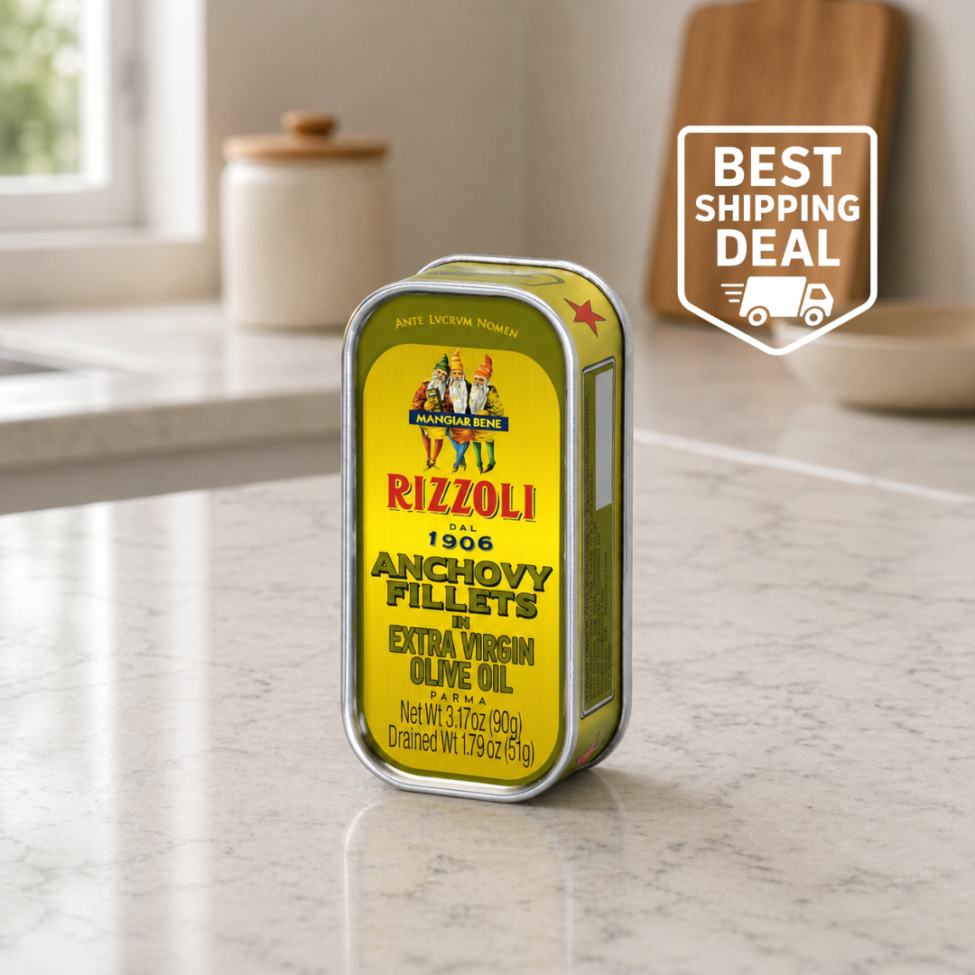 Rizzoli Italian Anchovy Fillets in Olive Oil 3.17oz