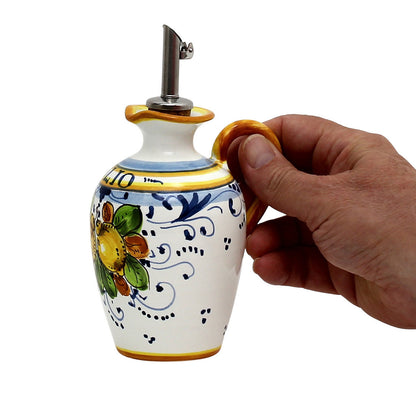 LIMONCINI: Small Olive Oil Bottle Dispenser with handle