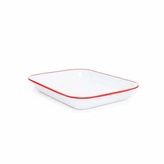 Vintage Enamelware Large Open Roaster