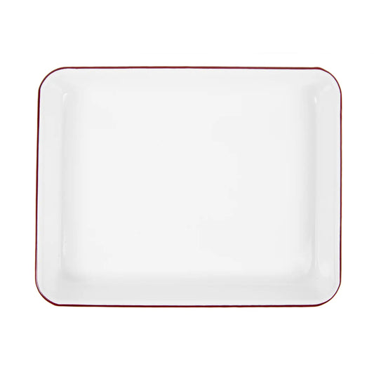 Vintage Enamelware Small Rectangle Tray