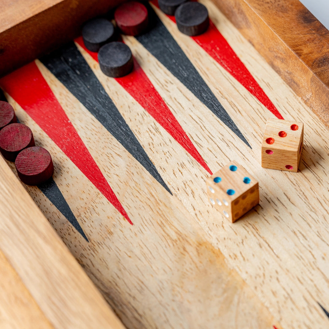 Backgammon Mangowood Game Set