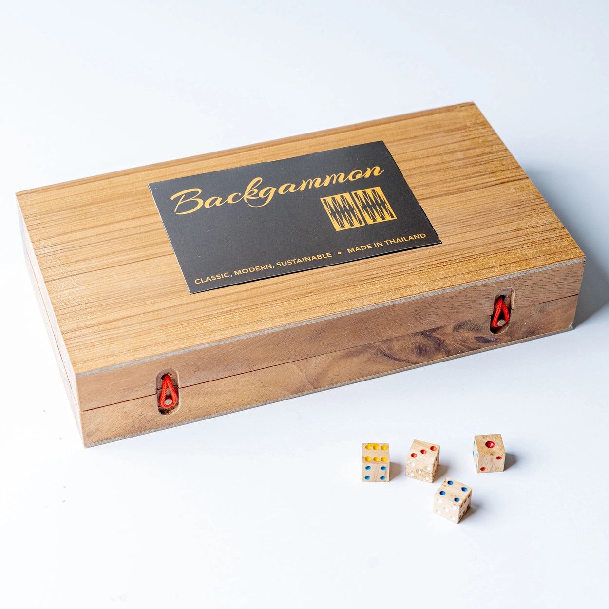 Backgammon Mangowood Game Set