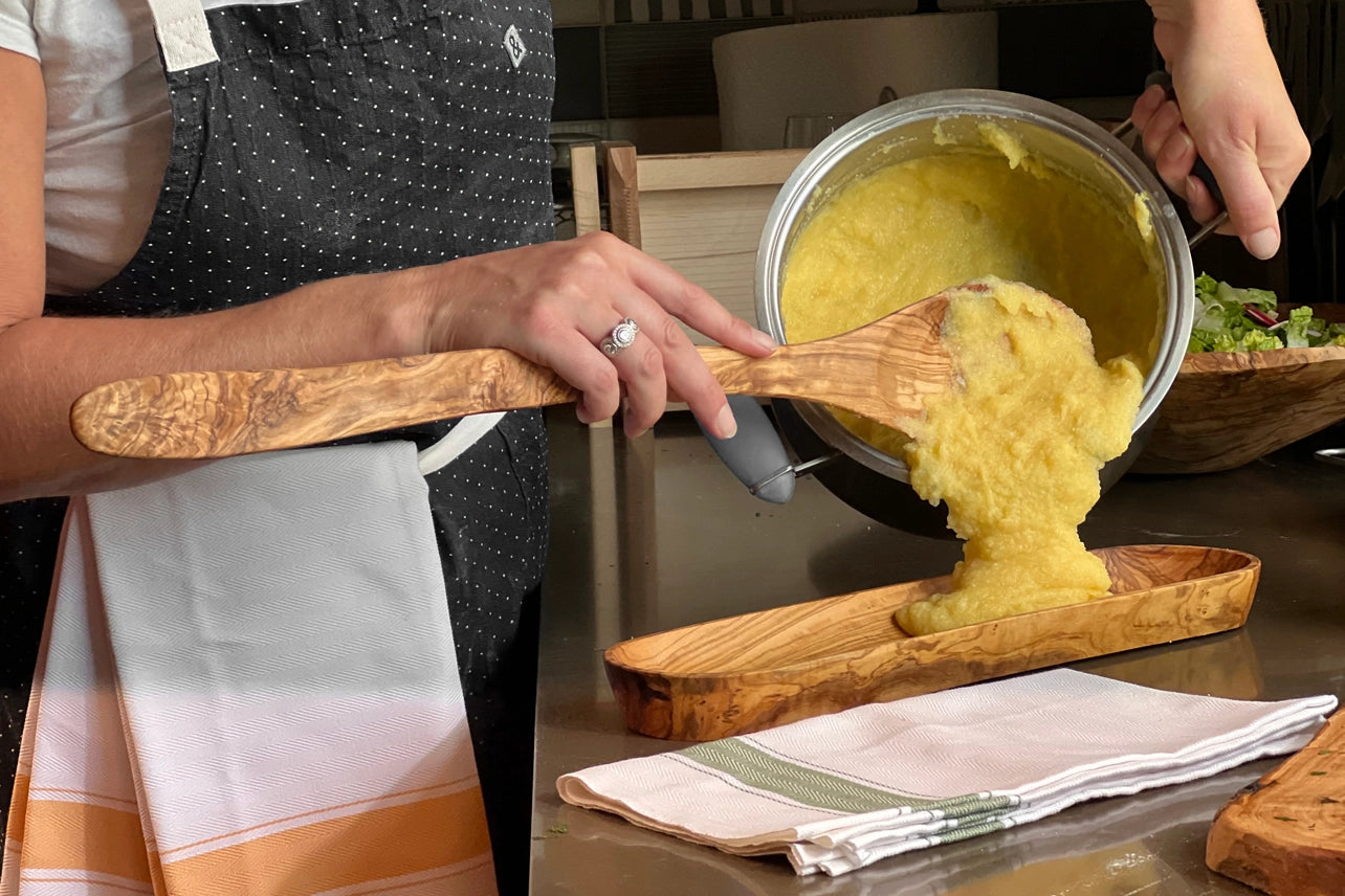 Italian Olivewood Polenta Spoon X-Large