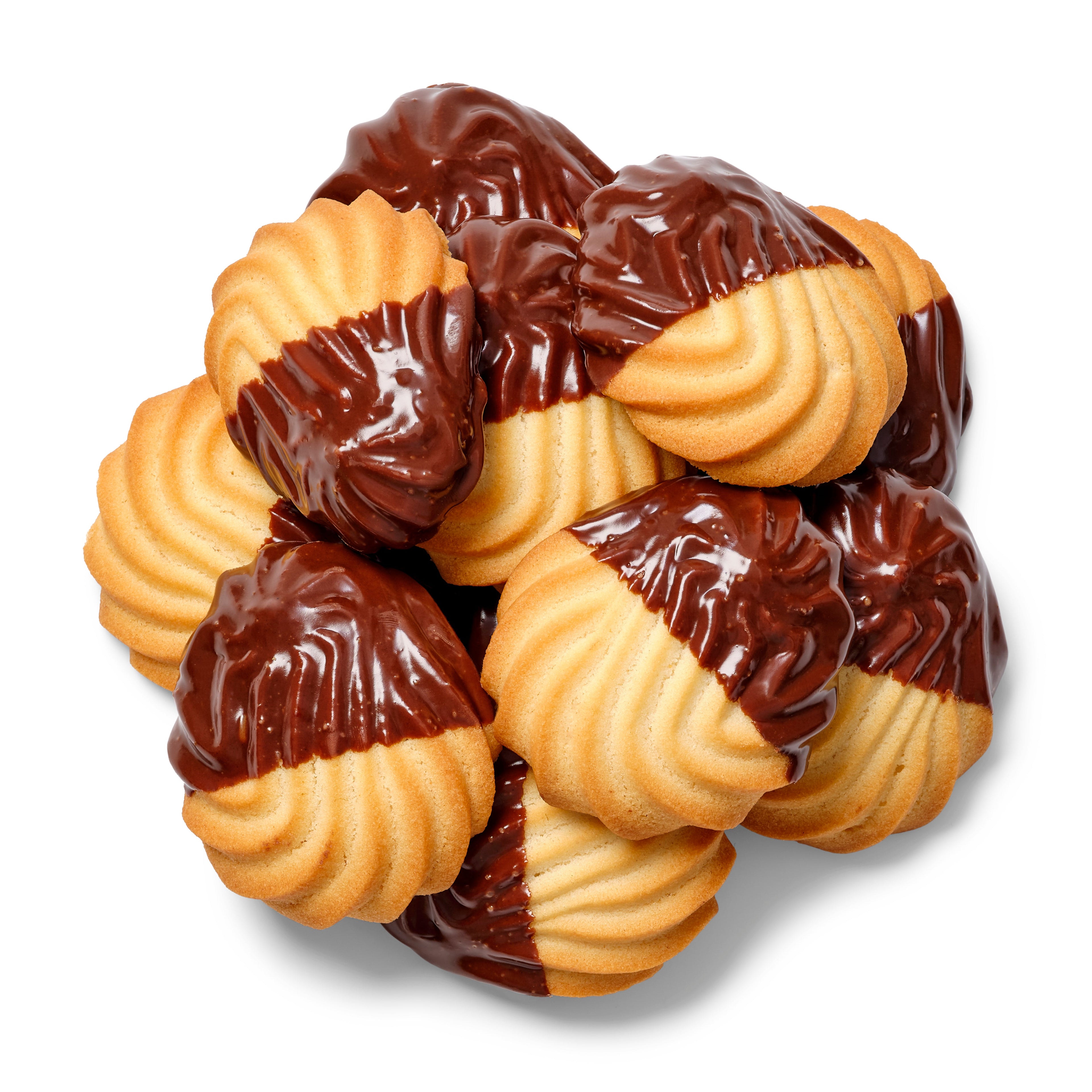 Round Vanilla Chocolate Dip