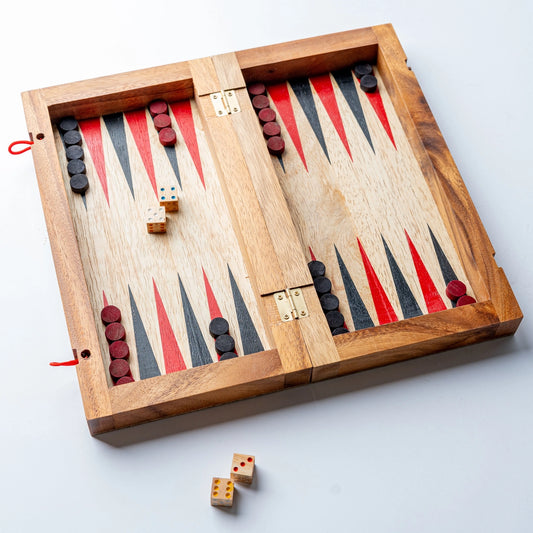 Backgammon Mangowood Game Set