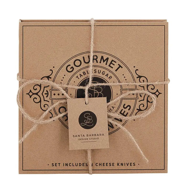 Gourmet Cheese Knives Book Box
