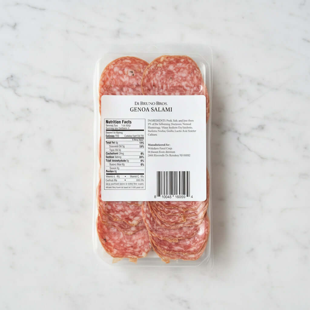 Sliced Genoa Salami
