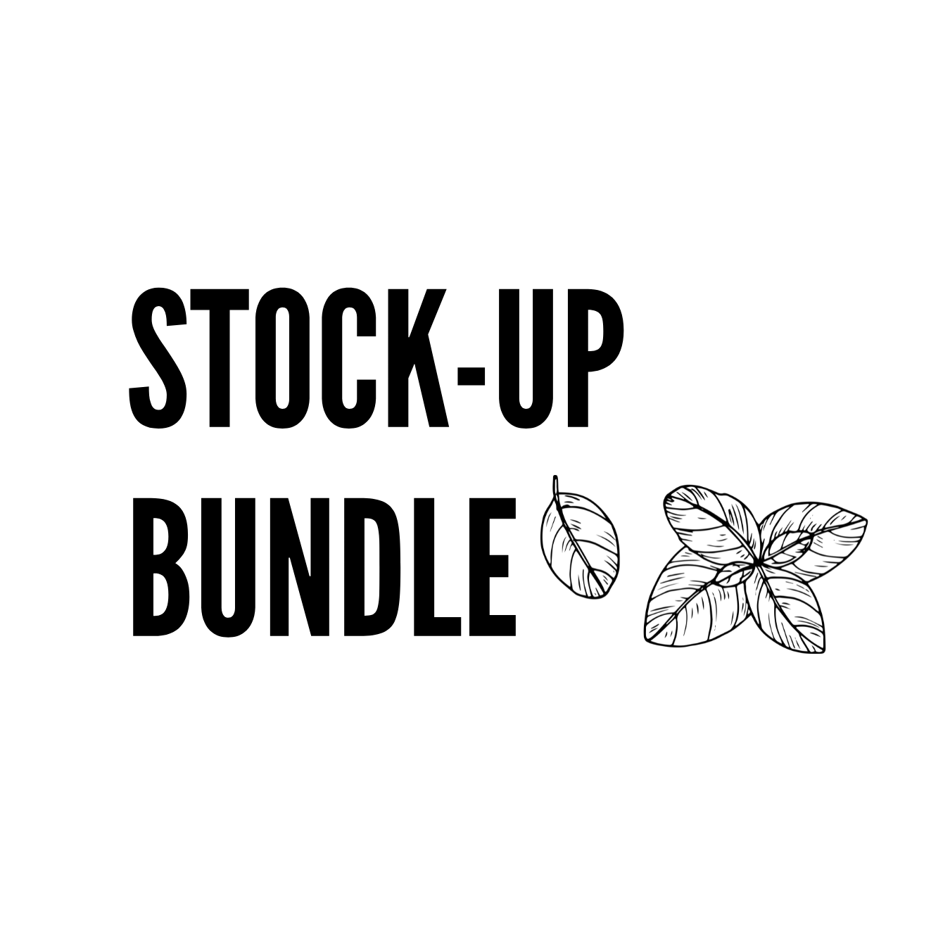 Free Shipping Stock-Up Bundle