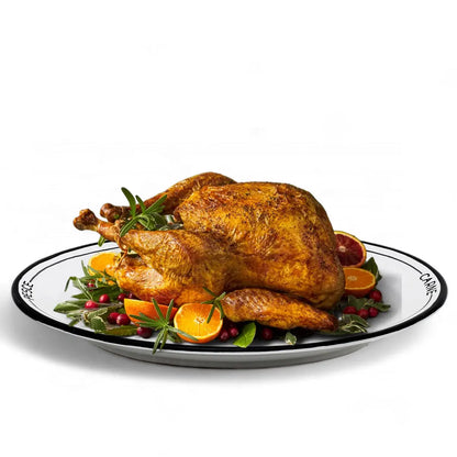 Deruta of Italy: Posata Nero: Oval Serving Platter