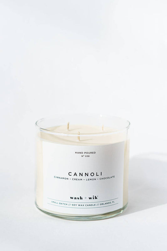 Cannoli - Large Triple Wick Soy Wax Candle