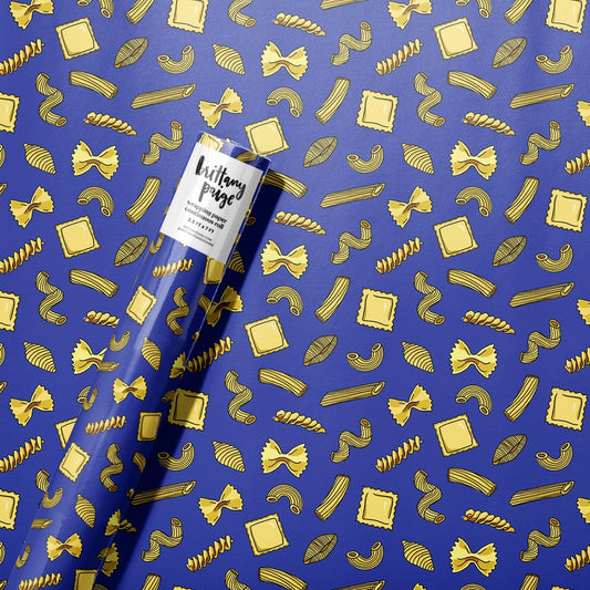 Pasta Shapes Wrapping Paper Roll