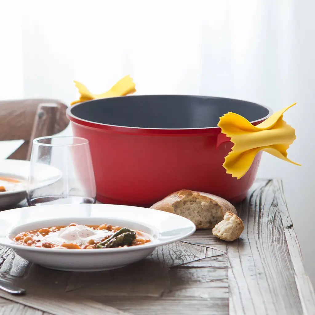 Pasta Shaped Pot Grips | Silicone Farfalloni