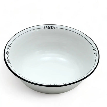 Posata Nero: Large Pasta Bowl By Deruta