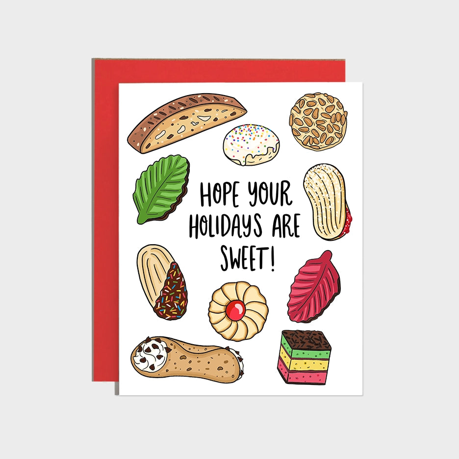 Italian Cookies & Desserts Holiday Card