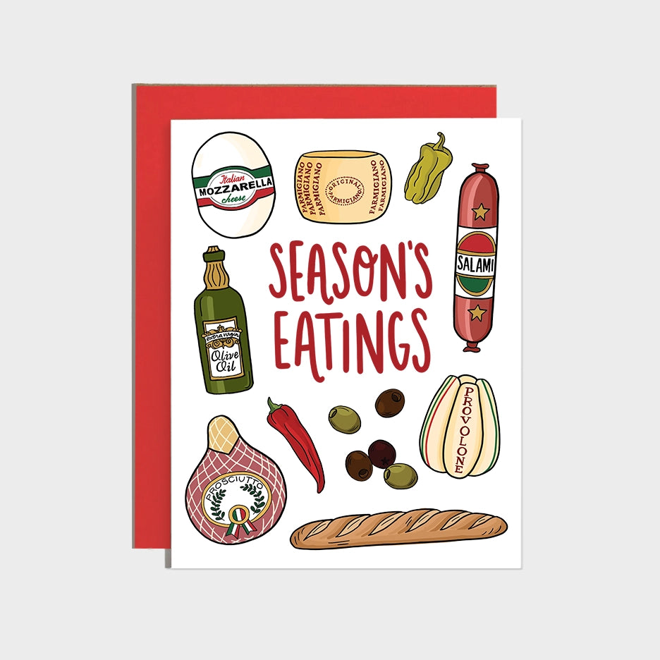 Italian Meat & Cheeses Holiday Card