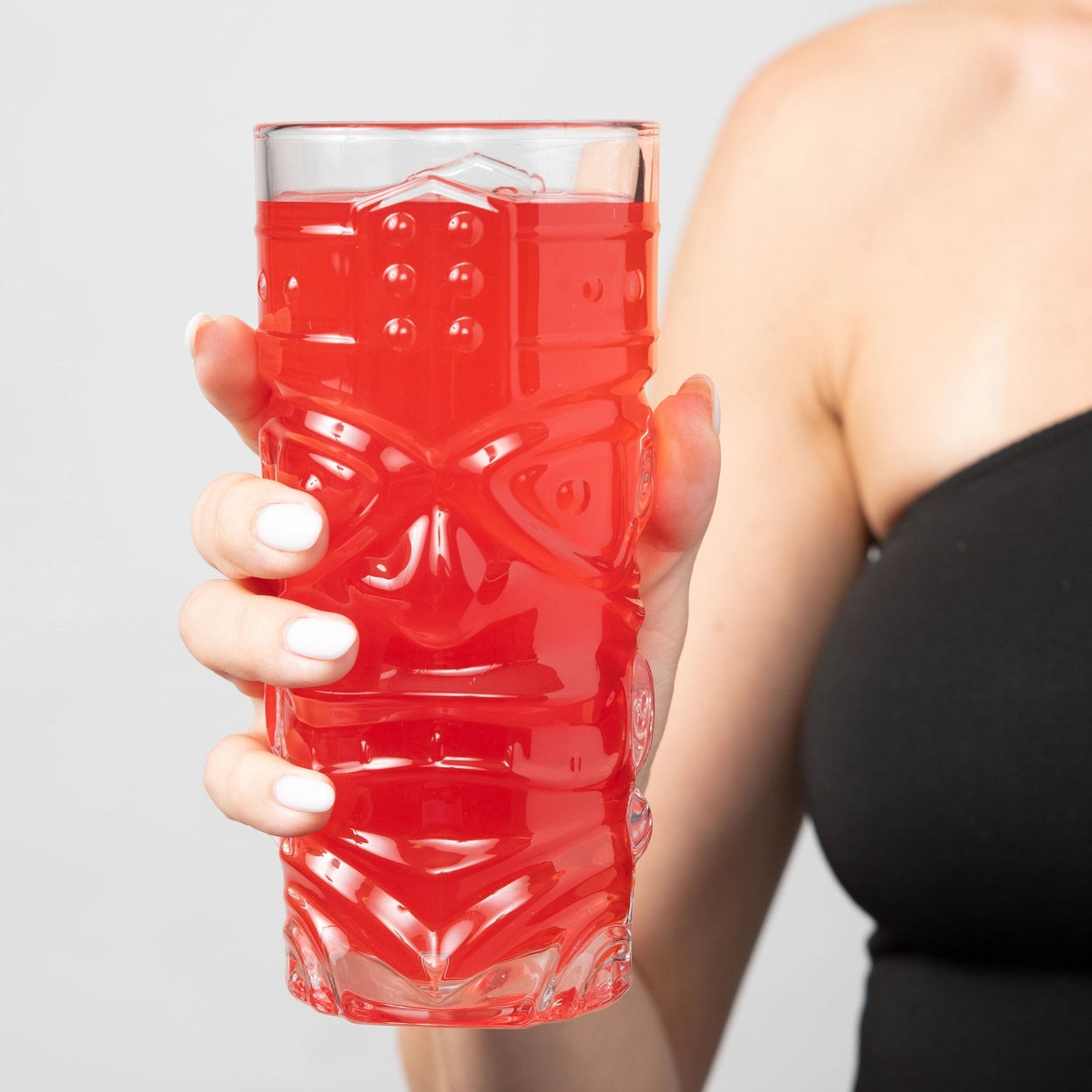 Clear Tiki Glass -15oz (1pc)