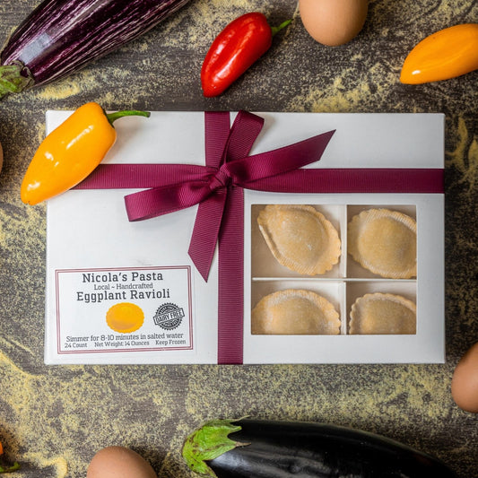 Eggplant Caponata Ravioli