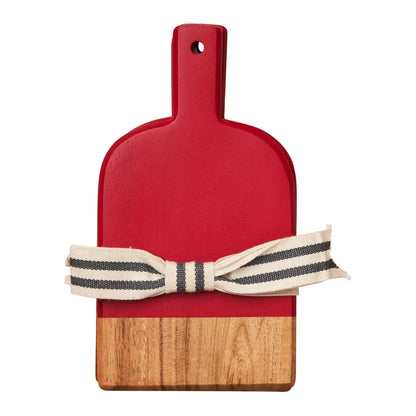 Acacia Heirloom Mini Cheese Board in Red