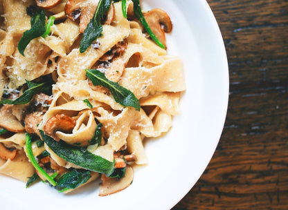 Hand Cut Fresh Pappardelle Pasta