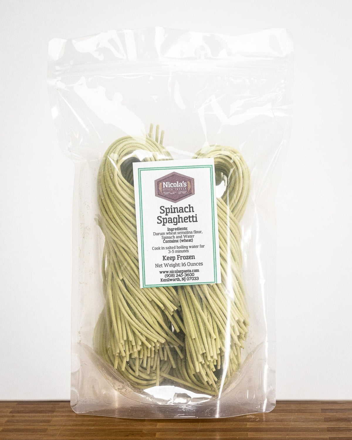 Fresh Spinach Spaghetti