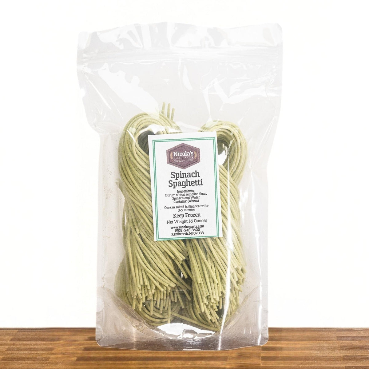 Fresh Spinach Spaghetti