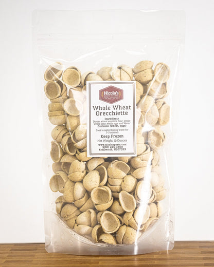 Fresh Whole Wheat Orecchiette Pasta
